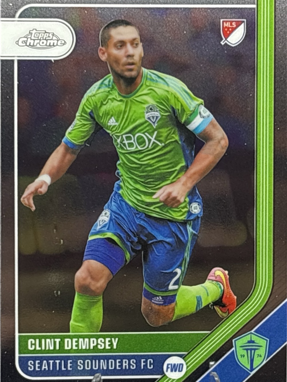 Topps Chrome Clint Dempsey Seattle Sounders Soccer Card